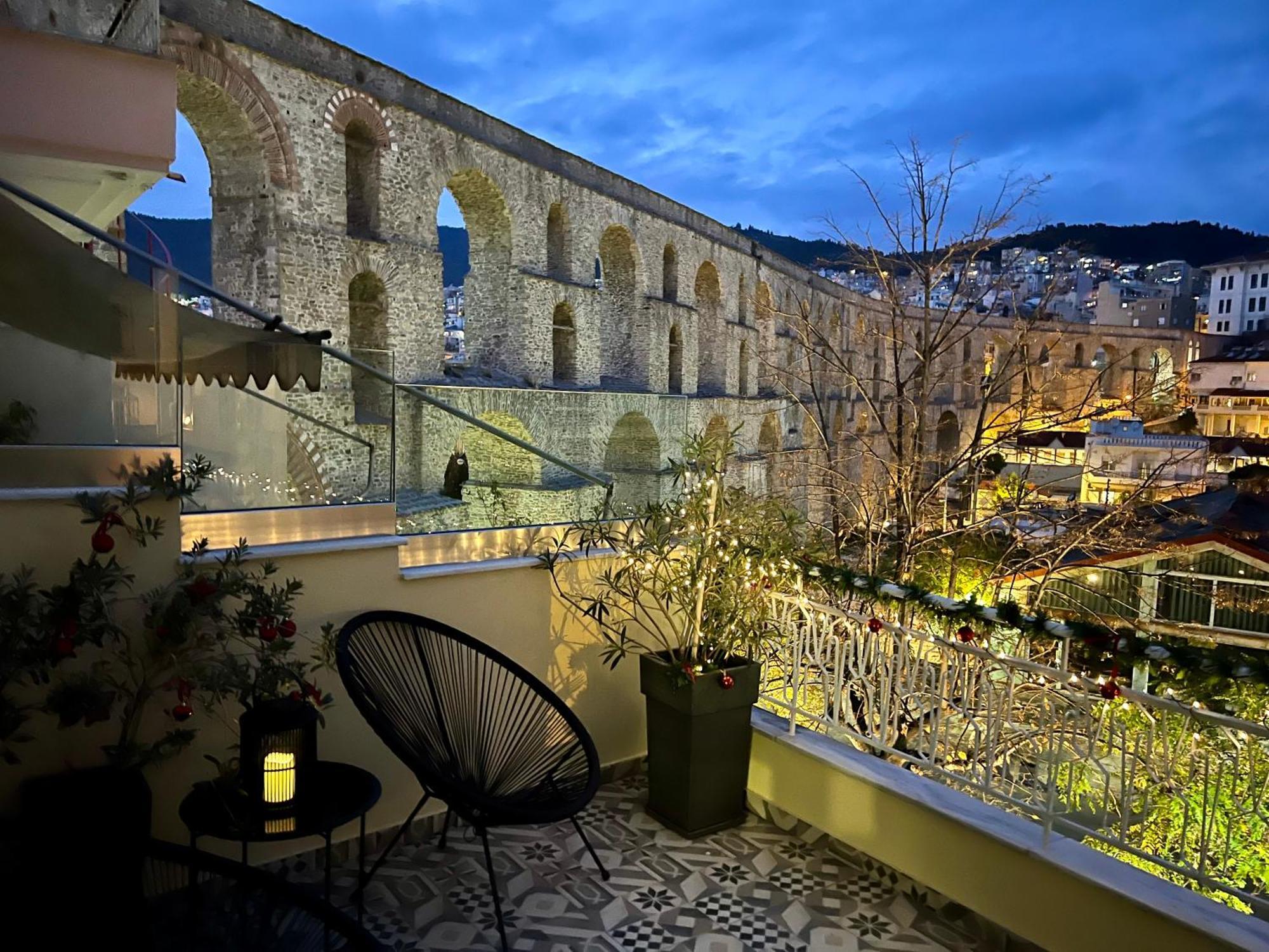 Under The Aqueduct Boutique House Apartment Kavála Luaran gambar
